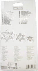 Zenker 43076 boîtes à biscuits flocon de neige 3,5 x 7 cm