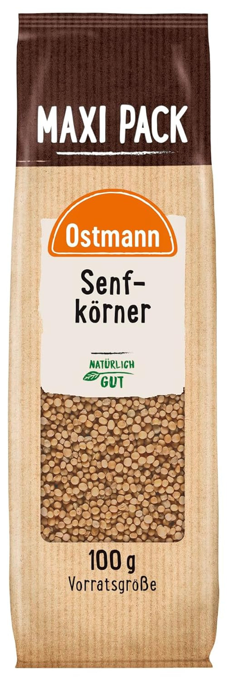 Ostmann Gewürze - Senfkörner ganz | Idéal pour emballer des fruits et légumes 100 g dans Vorteilsbeutel