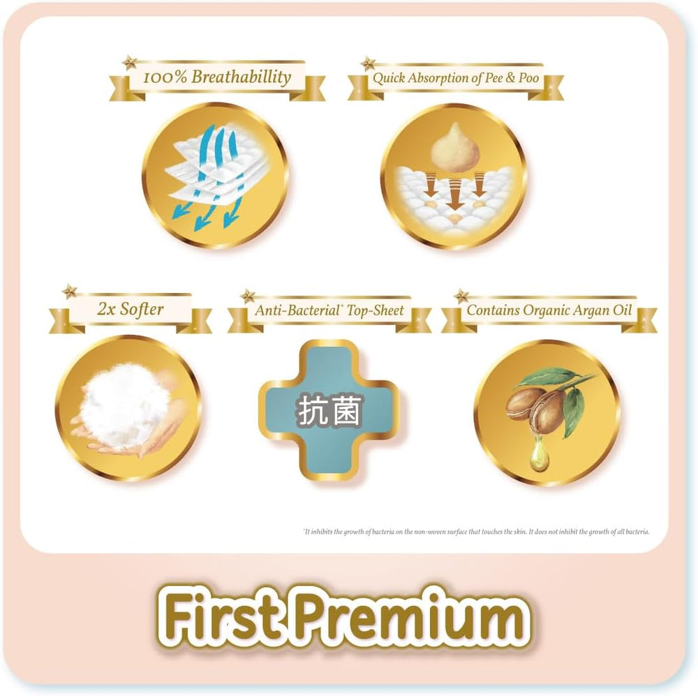 Couches culottes First Premium PL 9-14 kg 36 pièces