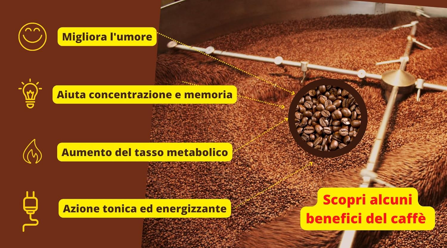 New York Coffee - EXTRA P - Café en grains, goût fort et décisif, grains Arabica et Robusta, à moudre, expresso italien, mélange de bar - qualité premium depuis 1930 - 1 kg, grains
