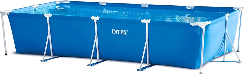 Intex 28271NP - Piscine hors sol rectangulaire avec cadre, 2282 L, acier et PVC, bleue, 260x160x65 cm