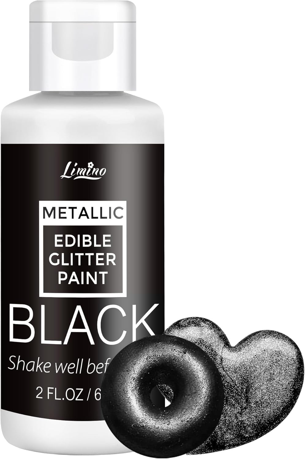 Paillettes comestibles liquides – 6 couleurs métalliques, poudre de paillettes comestibles liquides pour décoration de gâteaux, pâtisserie, macarons – colorant alimentaire métallique, couleurs pailletées pour biscuits, fondants, gâteaux, muffins