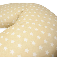 Coussin d'allaitement pour nouveau-né, XL, housse 100% coton, amovible et lavable, garnissage polyester, motif étoile Accessoires Alimentation et Allaitement Bebe Naty Shop