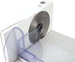 JECF0300 Mașină de feliat electrică compactă, Lamă detașabilă din oțel inoxidabil, Diametru 170 mm, Control grosime 0 până la 15 mm, 150 W Rasnite si Feliatoare Naty Shop