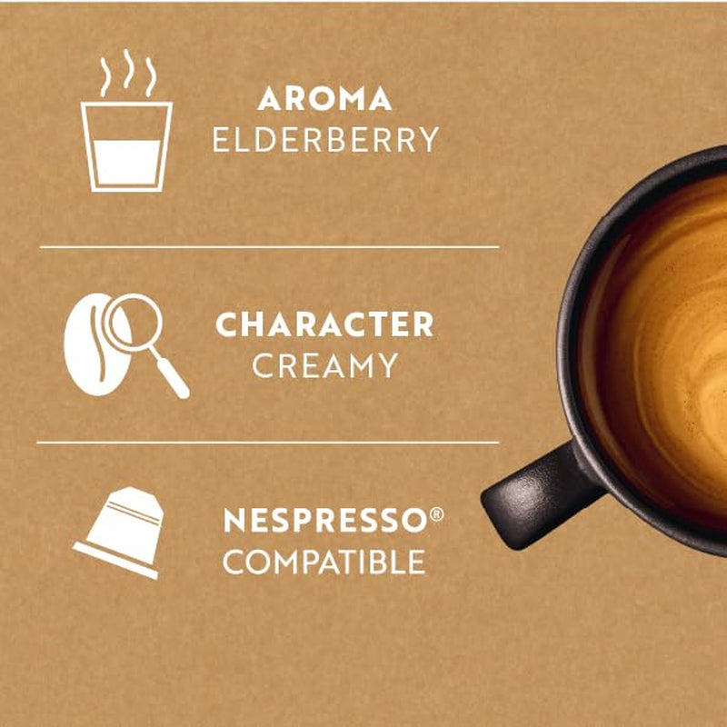 Café Royal Peru Lungo Bio – Capsules de café compatibles Nespresso®, 100% Arabica du Pérou, crémeux, Intensité 5/12, Commerce équitable, 100 capsules