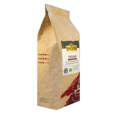 Jacobs Tesoro Espresso Pérou - 8 x 1 kg de grains de café entiers biologiques, 100% Arabica