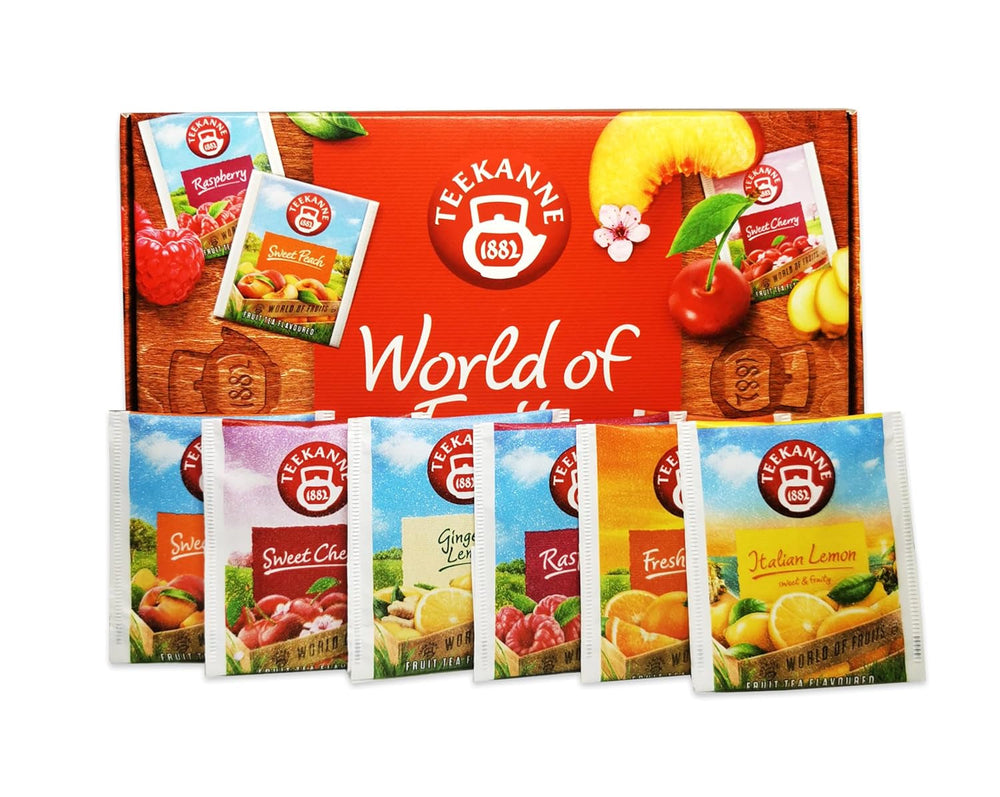 Teekanne World of Fruits (NOUVELLE ÉDITION) - Coffret avec sélection de thés aux fruits - 6 saveurs * 5 sachets de thé