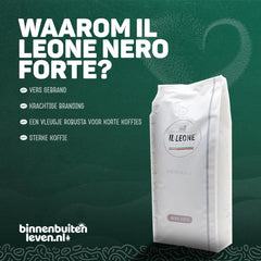 Espresso - Grains de café Nero Forte - Compatible avec les machines à café et les machines à expresso - Grains Arabica torréfiés foncés - 2 kg
