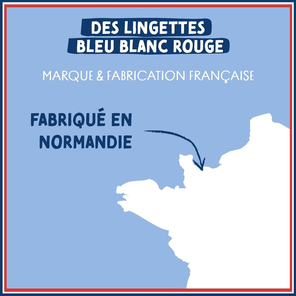 Paquet de 8 paquets de lingettes nettoyantes compostables à l'eau, 50 pièces