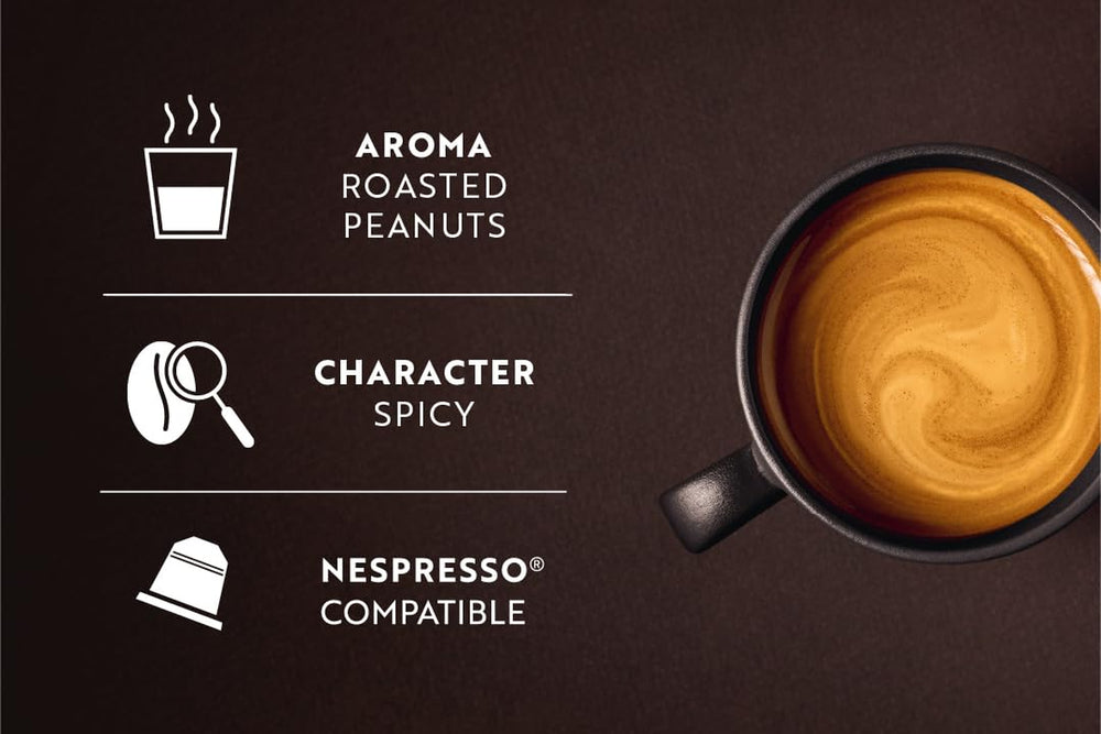 Café Royal Espresso Decaffeinato – Capsules de café compatibles Nespresso®, 100% Arabica, Intensité 6/12, Rainforest Alliance, décaféiné, 36 capsules