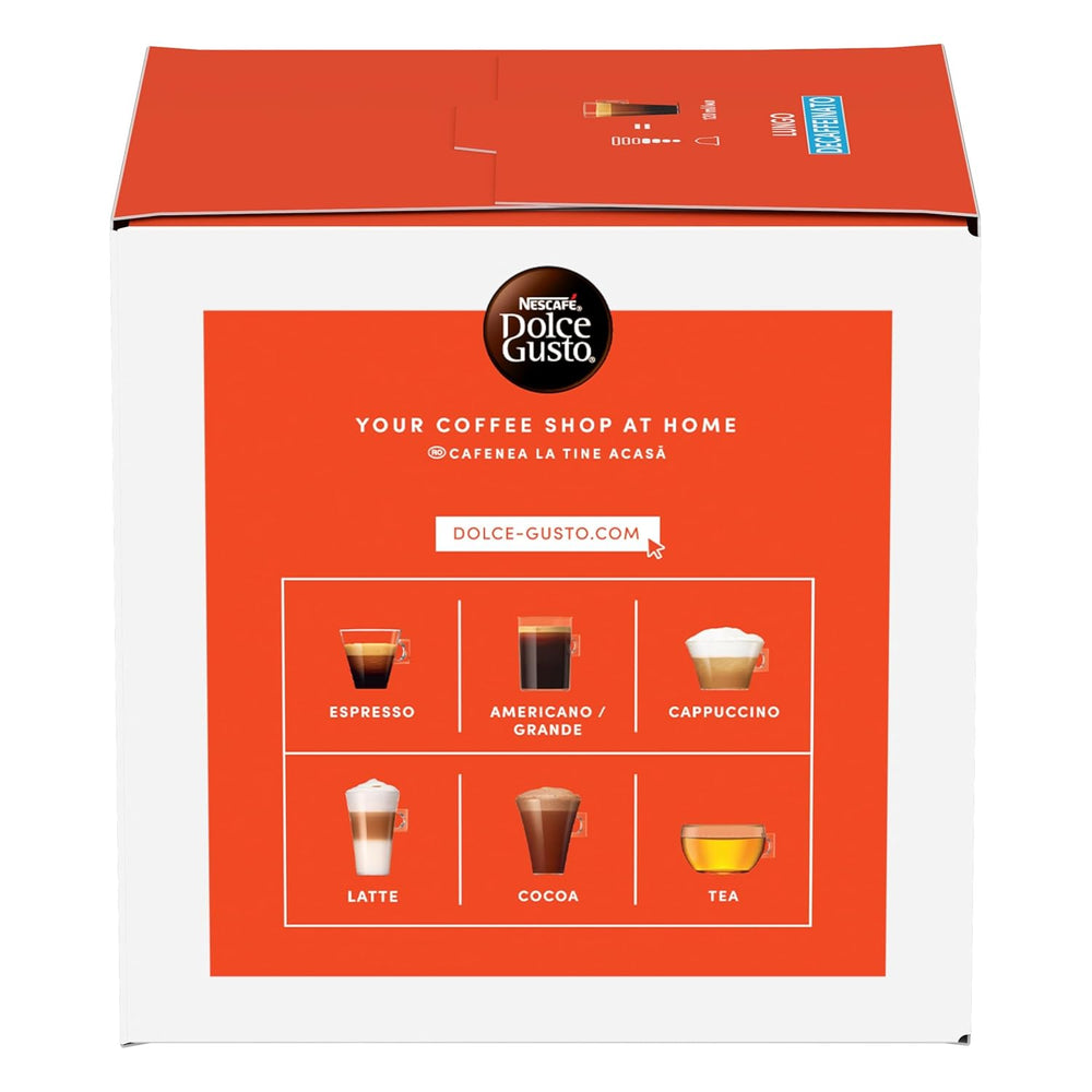 NESCAFÉ DOLCE GUSTO Lungo Decaffeinato Capsules de café paquet de 3 (3 x 16 capsules)