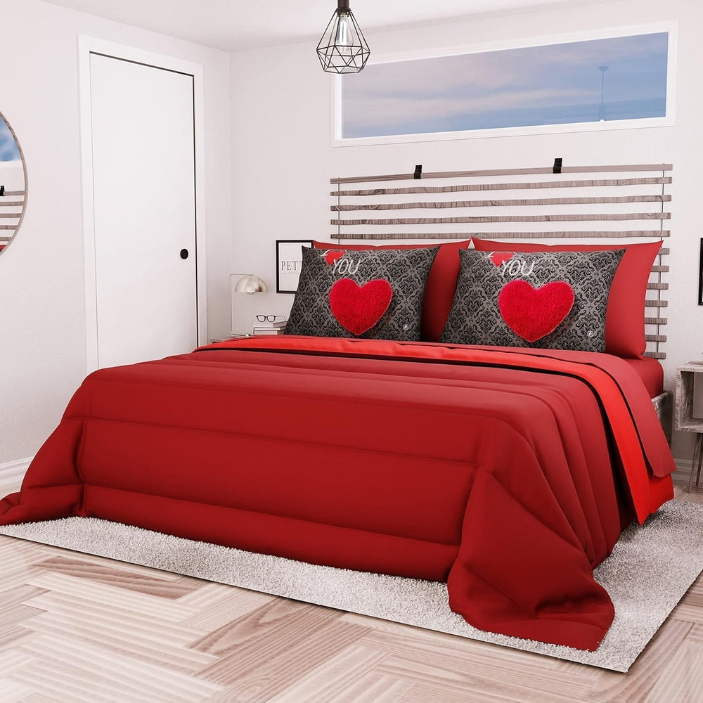 PETTI Artigiani Italiani - Couette d'hiver pour lit double, maxi, monochrome, double face, blanc, gris, 100% Made in Italy Couettes et couettes Naty Shop Bordeaux Taille du lit 140X200 : [Couette 240 X 260 Cm]