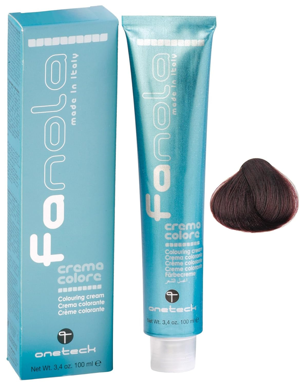Fanola crema colore Crème colorante 7.0 Blond, 100 ml Teinture capillaire Naty Shop 4.6 Bière moyenne