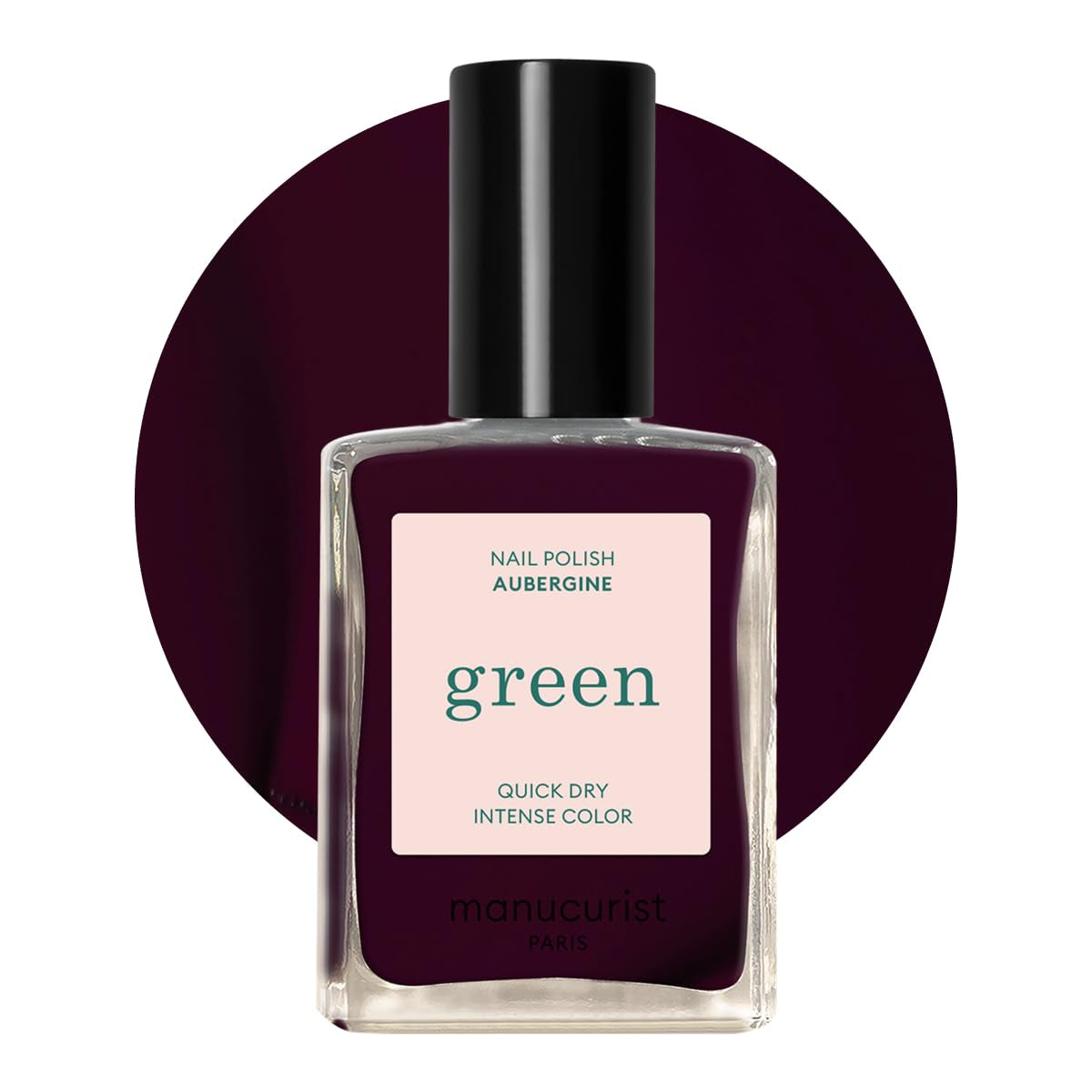 Manucurist Green - Vernis à ongles Rosy Beige Shell Beige - Vernis à ongles à séchage rapide - Ongles DIY - Vegan 12-Free - À base de plantes - Vernis à ongles - Fabriqué en France