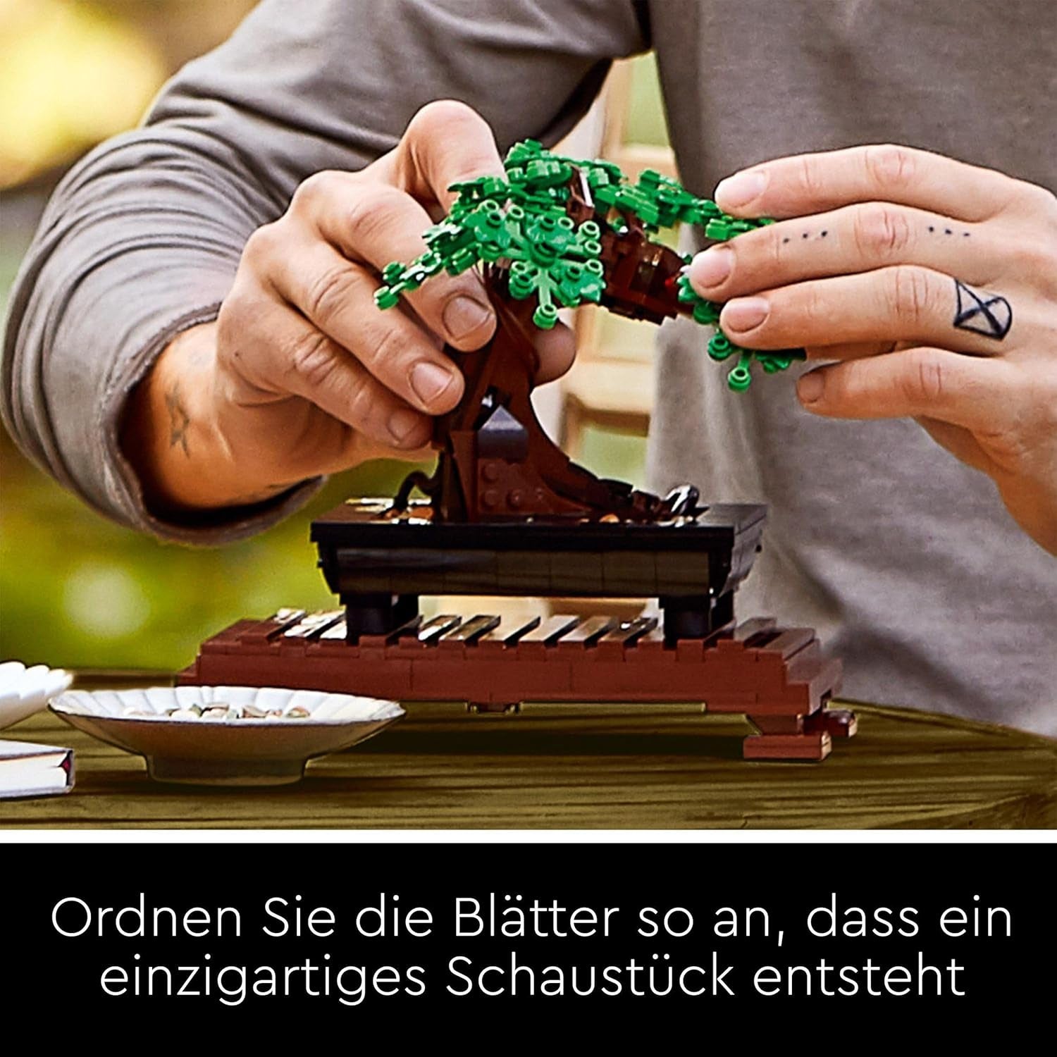 LEGO Botanicals Bonsai Baum Set for Erwachsene - Pflanzen Home Deko Set - DIY Project and entspansende creative Aktivität - Giftidee for Frauen and Männer - Botanik Kollektion 10281
