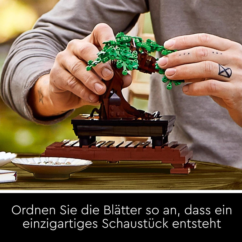 LEGO Botanicals Bonsai Baum Set for Erwachsene - Pflanzen Home Deko Set - DIY Project and entspansende creative Aktivität - Giftidee for Frauen and Männer - Botanik Kollektion 10281