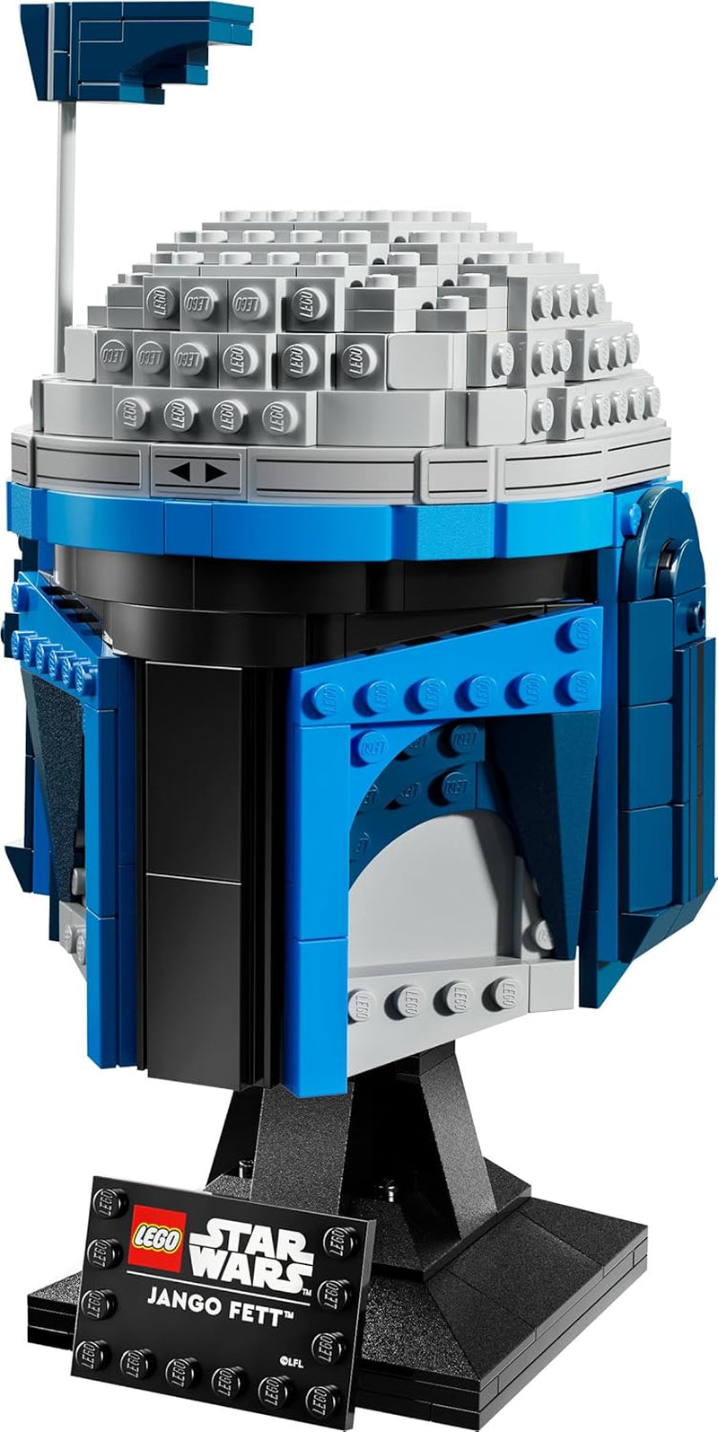 LEGO Star Wars 75408 Casque de Jango Fett - Bauset Mandalorien pour Erwachsene - Modèle avec support, enfant de nom et antenne réglable - Conçu pour les fans de Angriff der Klonkrieger