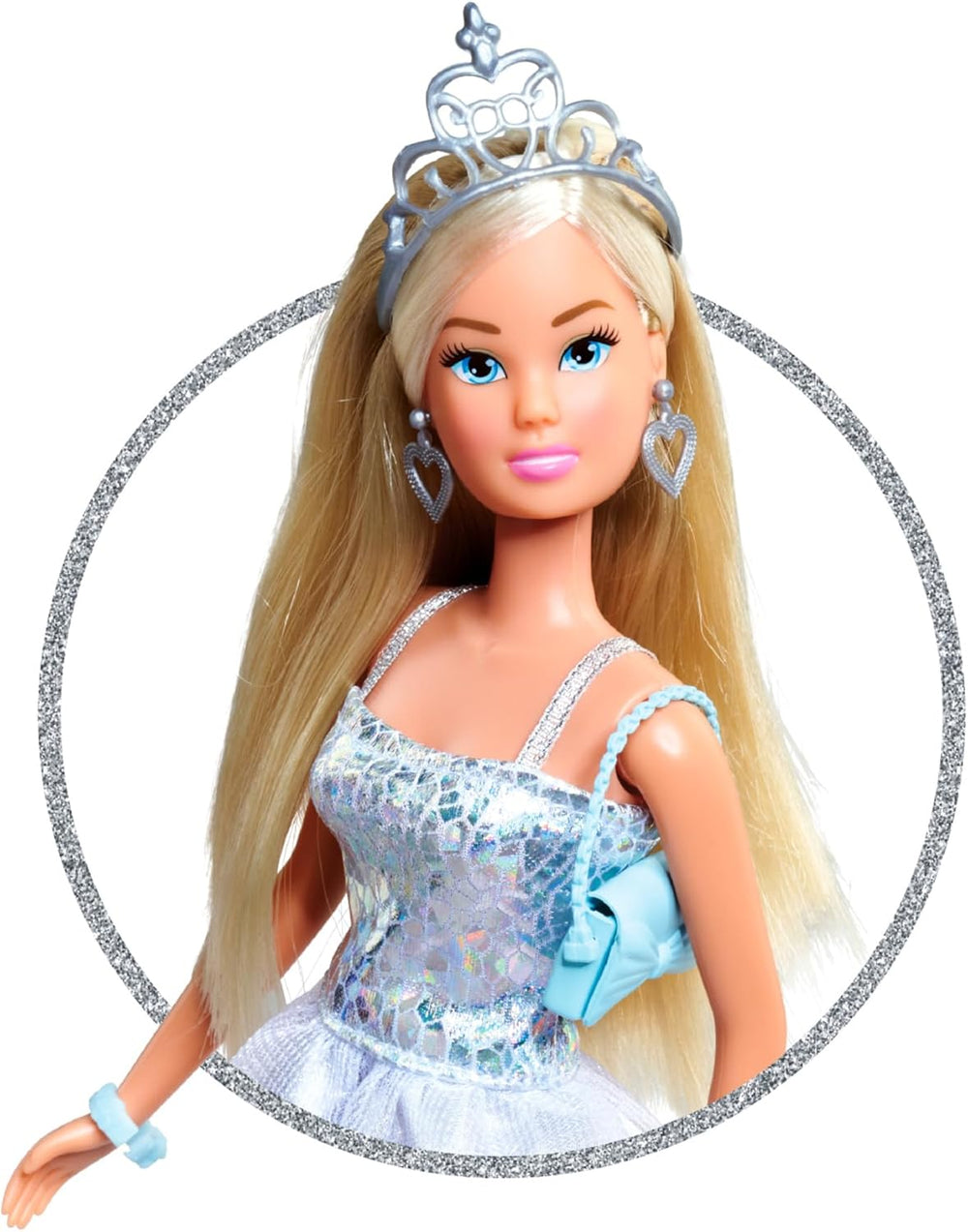 Simba Steffi Love Princess Fashion – Poupée de princesse avec 7 vêtements et 16 accessoires, poupée de mode avec style château pour les petits et les styles, 29 cm de gros, à partir de 3 ans