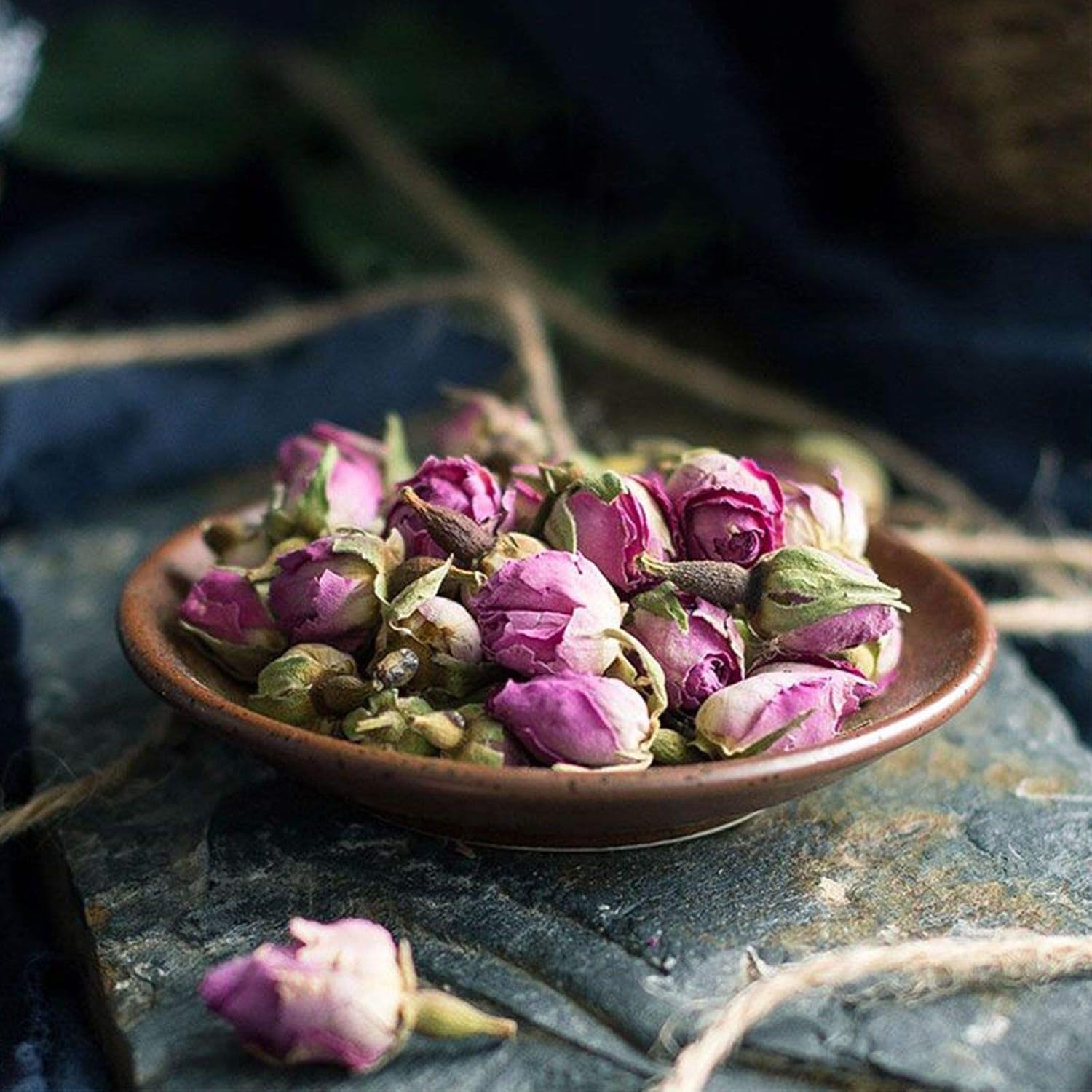 500 g muguri de trandafir comestibili premium - infuzie din petale de trandafir Atlas uscate - gust și aromă dulce și florală - 100% natural, pur și fără aditivi | Tazarinltd