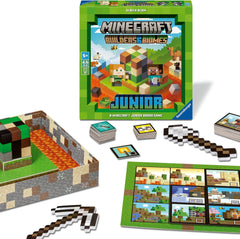 Ravensburger 24615 Minecraft Builders & Biomes Junior - Jeu coopératif pour 2 à 4 joueurs à partir de 5 ans