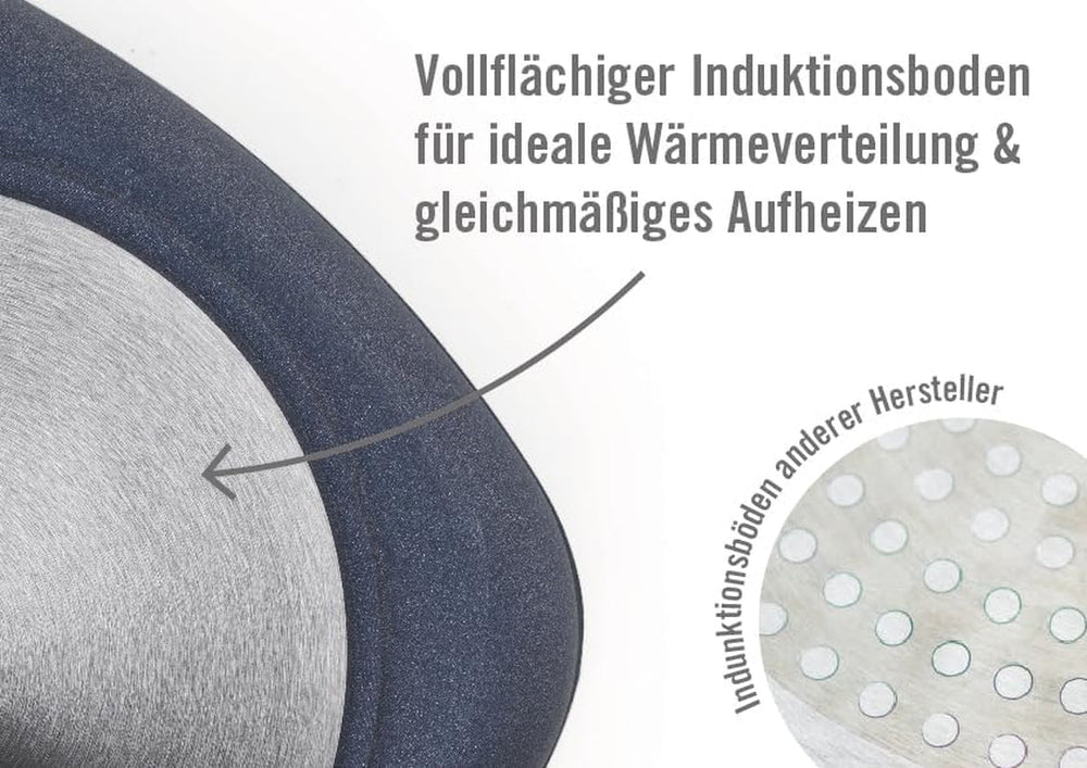 Woll Nowo Titanium Guss-Kasserole Viereckig - Induktiv -, 28 X 28 Cm, 10 Cm Hoch, 6.0 Liter, Mit 2 Seitengriffen - Geeignet Für Alle Herdarten, Aluminium, Backofenfest, Schwarz Moules et plaques pour la pâtisserie Naty Shop