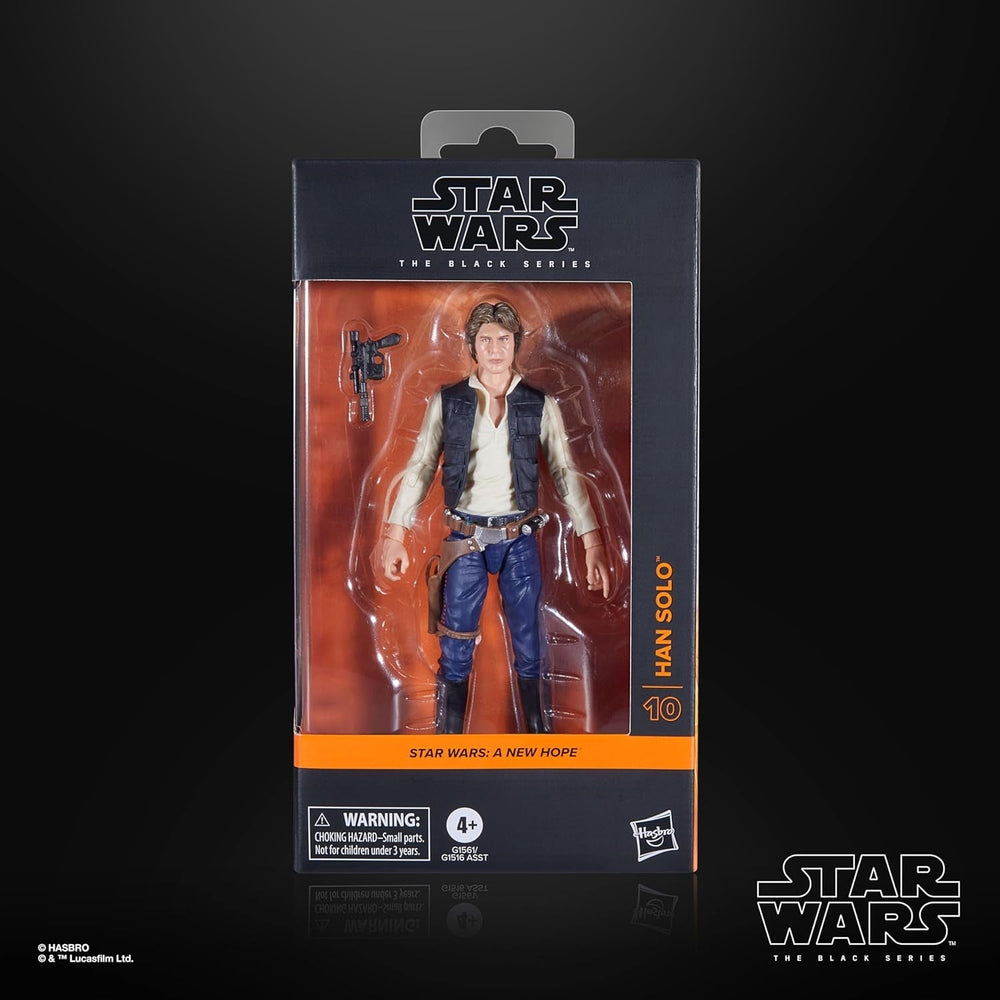 Star Wars The Black Series Han Solo, Star Wars : A Hope Premium Collectible Action Figure (15 cm) Figurines Naty Shop
