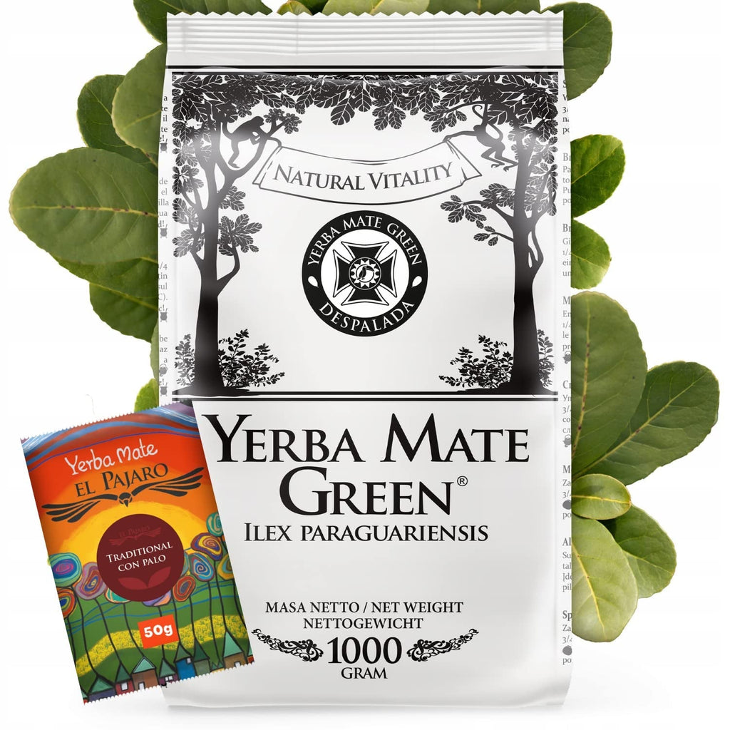 Yerba  Brazilia Despalada 1 kg ● Ceai mate uscat la aer din frunze de mate ● Mate paraguayan natural 50 g ● Aromă naturală de ceai mate ● Ceai yerba mate fără aditivi ● Ceai mate în vrac