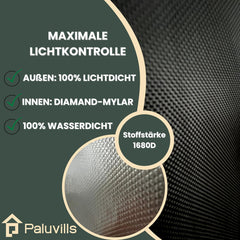 Tente de culture 40 x 40 x 160 cm avec système de gestion des câbles, fenêtre de visualisation, cadre en métal, tissu 1680D, sac d'accessoires de culture – Boîte de culture intérieure – Meilleure serre de propagation des plantes