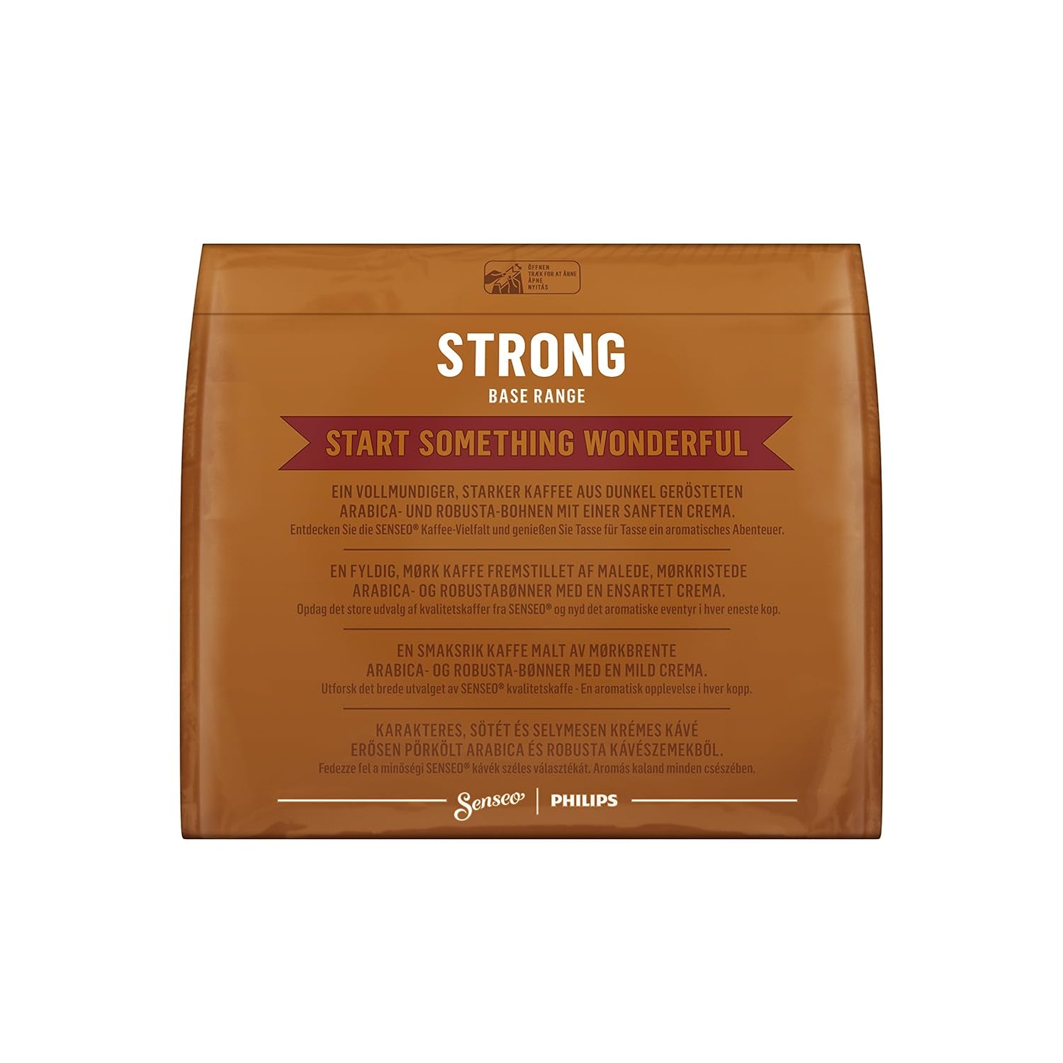 Senseo Pads Probierbox 5 Sorten, Vielfaltspaket, 5 x 16 Getränke, 80 Kaffeepads