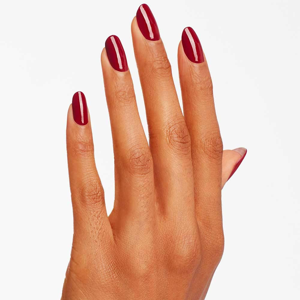 Vernis à ongles OPI dans les tons de rouge et d'orange - Vernis à ongles à séchage rapide, résistant aux éclats et longue tenue - dure jusqu'à 7 jours - avec pinceau ProWide extra-large