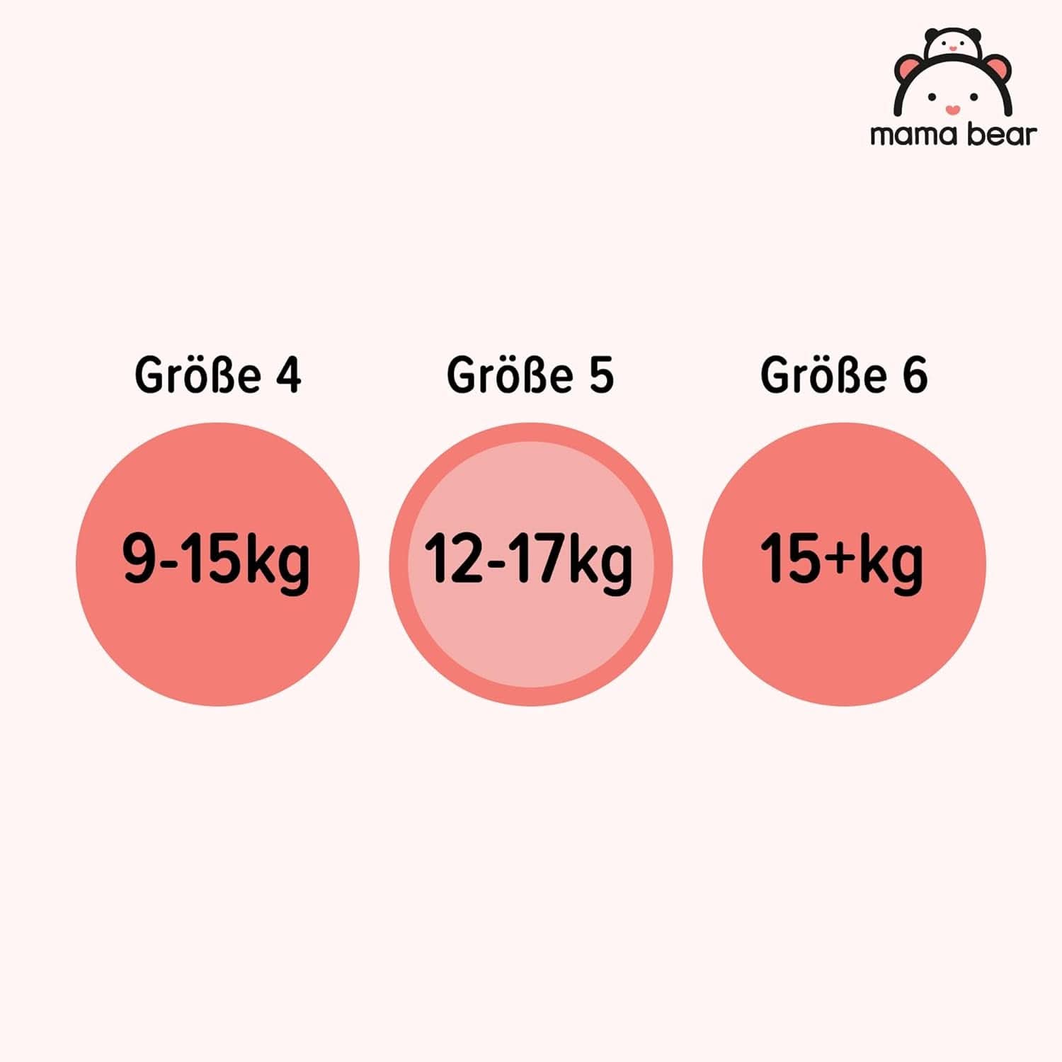 Scutece Mama Bear Disney, mărimea 5 (12-17 kg), alb, 70 bucăți Mama si Copilul Naty Shop