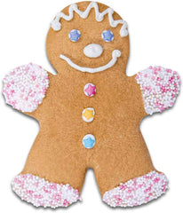 Städter 041332 Boîte à biscuits Bonhomme en pain d'épices, acier inoxydable, argent, 20,5 cm