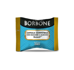 Caffè Borbone Gold-Kaffeemischung - 50 Kapseln - Compatible avec Kaffeemaschinen der Marke Bialetti®*