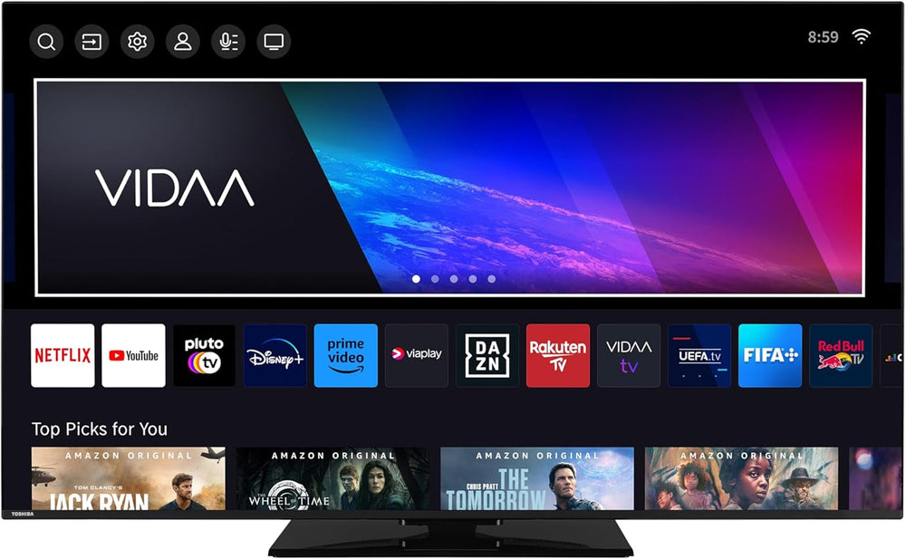 Televizor Toshiba 40LV2E63DAZ de 40 de inci/TV inteligent VIDAA (Full HD, HDR, tuner triplu, Bluetooth, Dolby Audio) [2024]