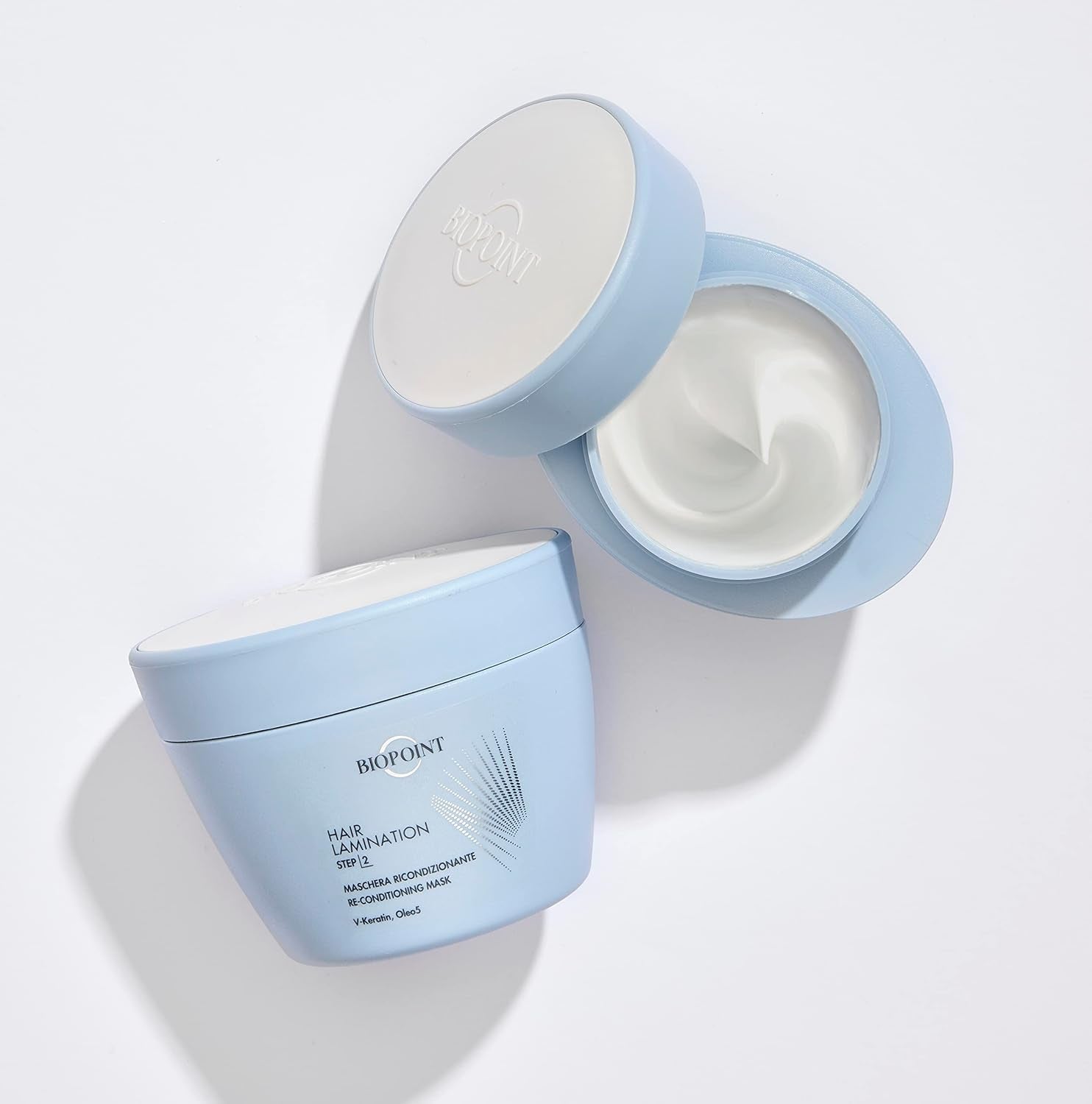 Lamination des cheveux Étape 2, Masque réparateur 200 ml, 6,7 Fl Oz Fabriqué en Italie Masque capillaire Naty Shop