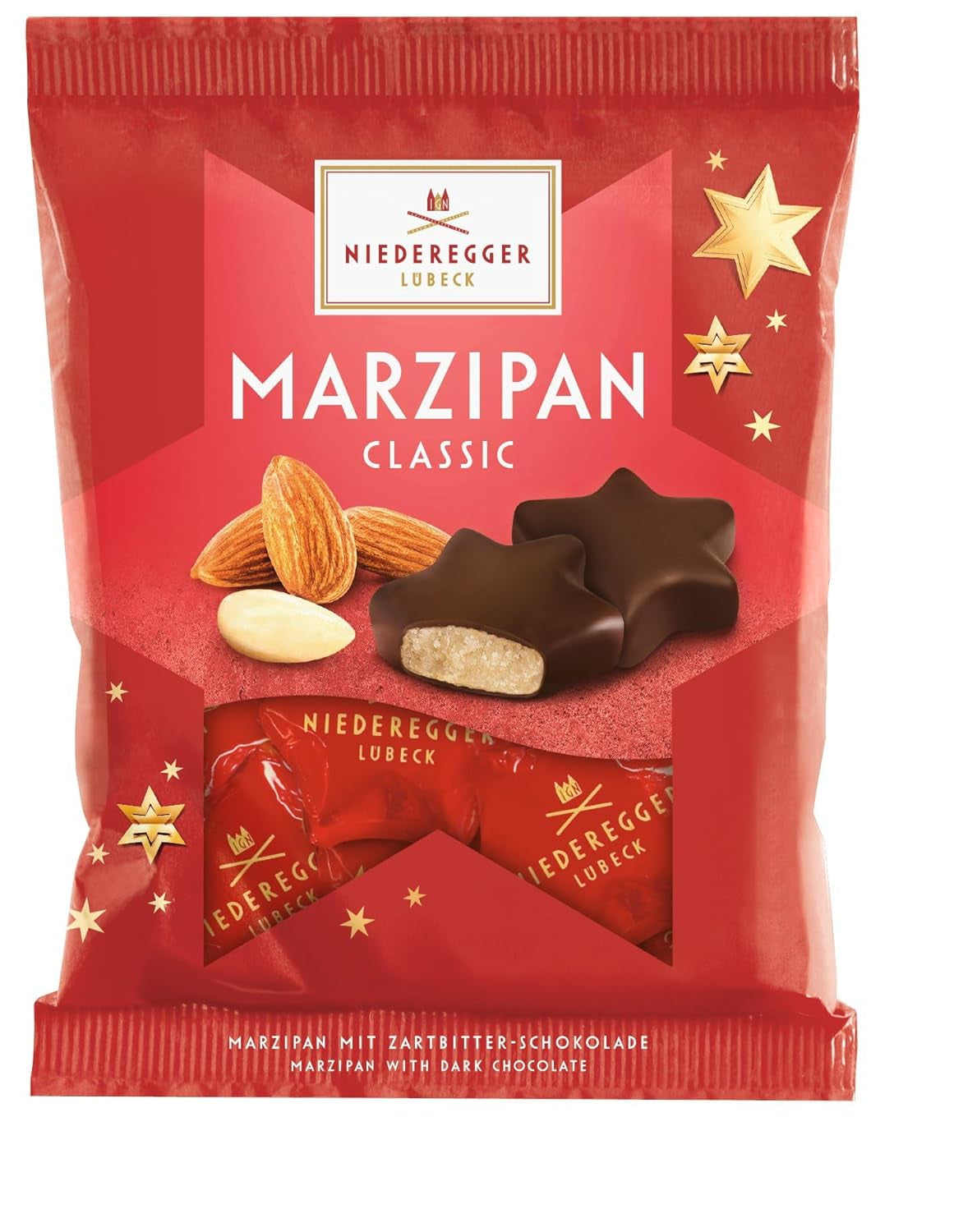 Niederegger Massepain étoiles en sachet 87g