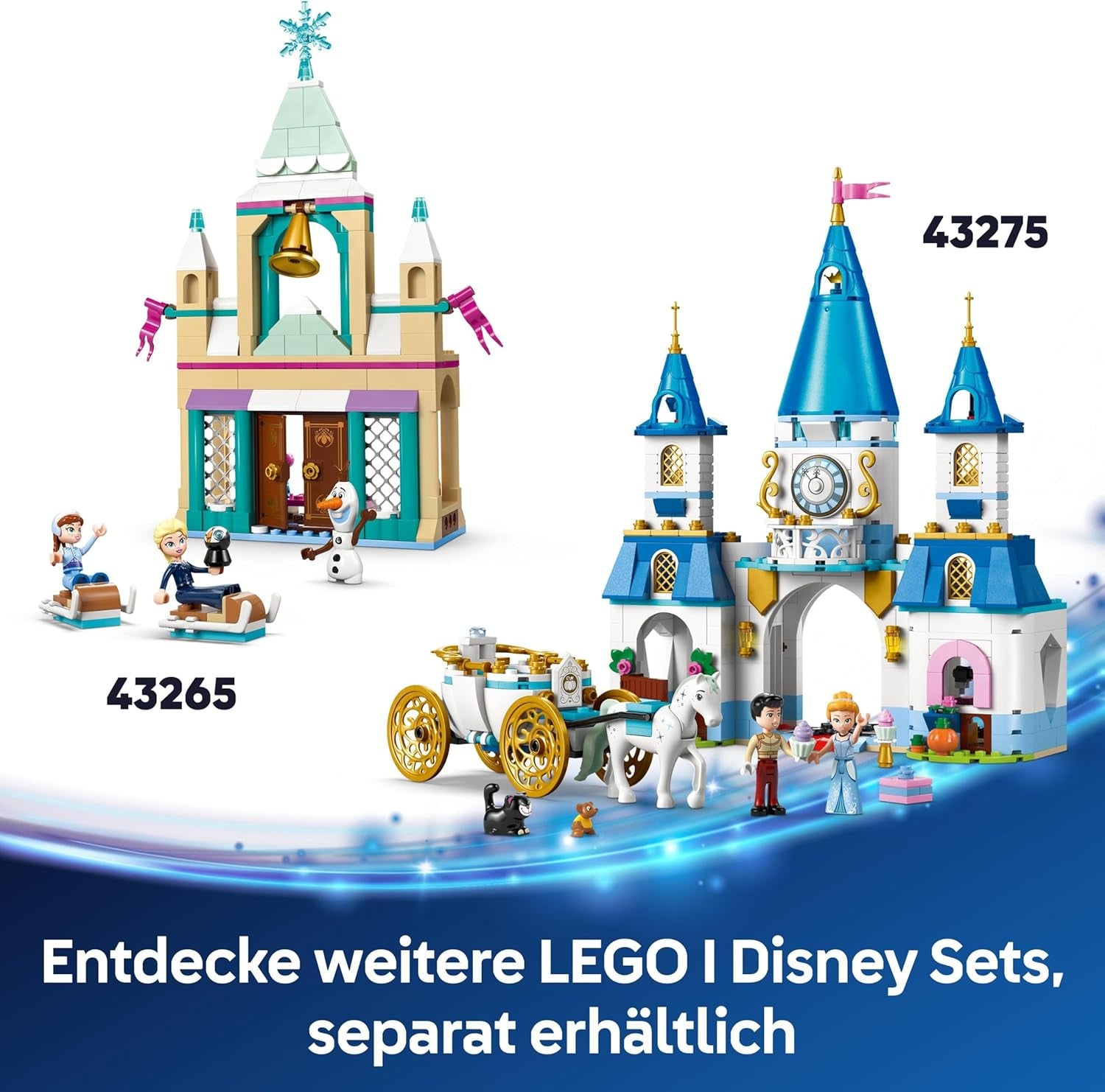 LEGO Ç€ Disney Encanto Mini House, jouet de construction pour filles à partir de 5 ans, jouet fantastique et jeu de construction avec mini-poupées Mirabel et Antonio, une figurine de Capybara et une clé 43261 Jeux de construction Besuche den LEGO-Store
