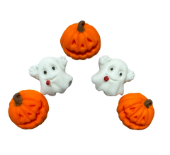 Set 5 decoratiuni comestibile din zahar, Toamna Decoratiuni din Pasta de Zahar Naty Shop