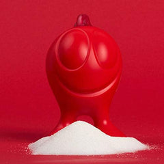Distributeur de sucre Alessi "GINO ZUCCHINO" en résine thermoplastique, rouge