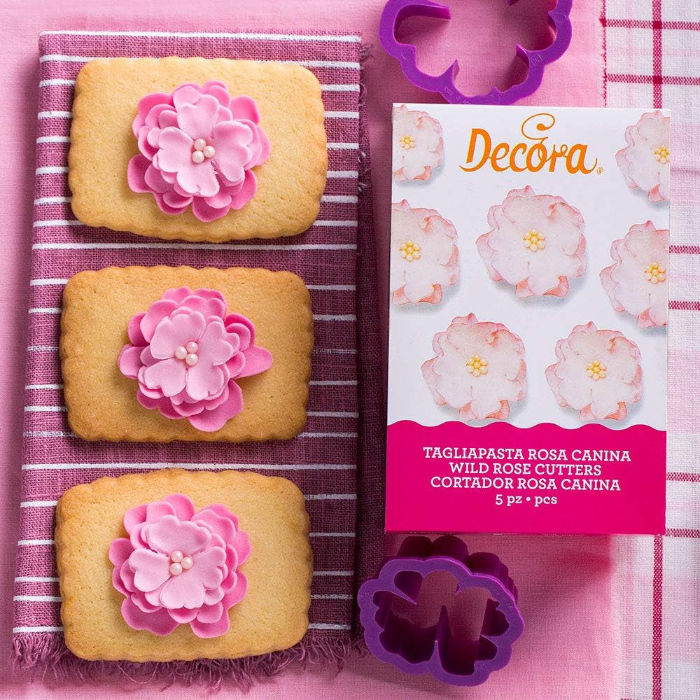 0255310 Lot de moules à biscuits rectangulaires, ondulés, 4 pièces 1,5-3,5-5,5-7,5 cm