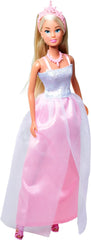 Simba Steffi Love Princess Fashion – Poupée de princesse avec 7 vêtements et 16 accessoires, poupée de mode avec style château pour les petits et les styles, 29 cm de gros, à partir de 3 ans