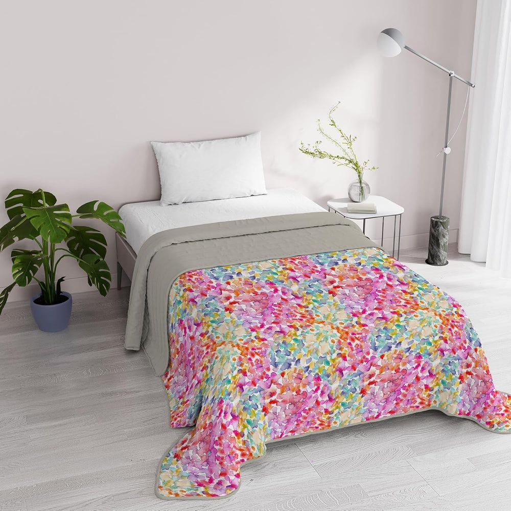 Literie Italienne Fantaisie Microfibre Été 1,5 Lits Murrine Quilts & Quilts Naty Shop Printemps 1 Posto E Mezzo