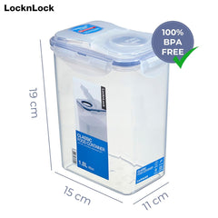 Conteneur pour vrac LocknLock PP Classic 1,8L | 15,1 x 10,8 x 19 cm | Boîte de rangement 100 % scellée | distributeur de nourriture pour muesli ou nourriture | Récipient de conservation sans BPA et lavable au lave-vaisselle Naty Shop Boîtes de conservation des aliments