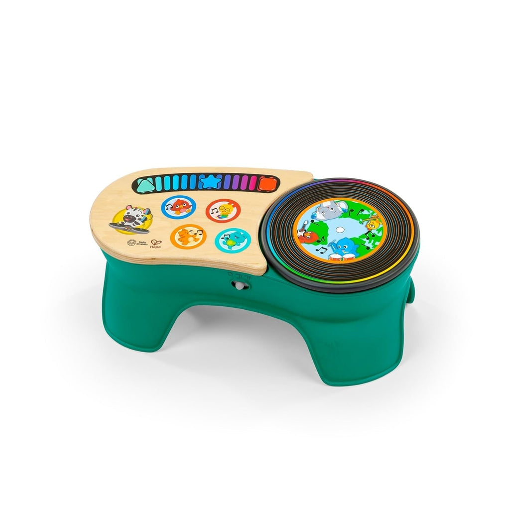 Baby Einstein 12577 Hape Cal's First Melodies Magic Touch Piano Pian muzical de jucărie din lemn cu 3 foi muzicale, 6 melodii, de la 6 luni, multicolor, 1 bucată (pachet de 1) Jucarii Bebe Naty Shop Multicolor