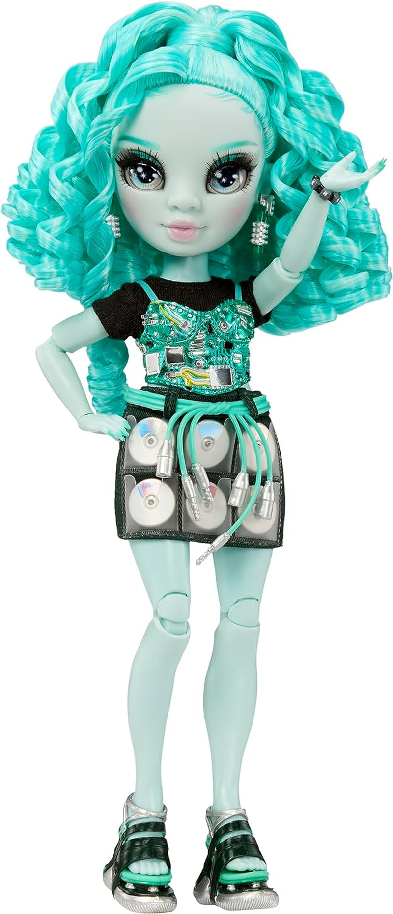 Rainbow High Shadow High Serie 3 - Berrie Skies - Vert Modepuppe - Tenues modernes et plus de 10 accessoires de jeu de Bunte - Idéal pour les enfants de 4 à 12 ans et les petits