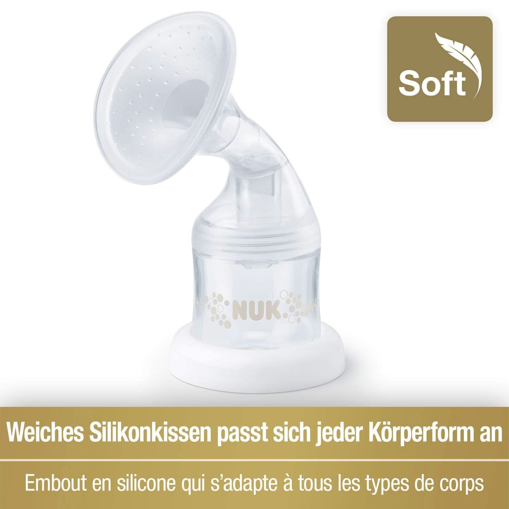Pompă de sân dublă electrică NUK Nature Sense | Cu baterie, display LCD 2X recipiente pentru lapte matern de 150 ml Accesorii Hrana si Alaptare Bebe Naty Shop