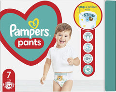 Pampers (version classique), pantalon garçon/fille 7 74 pcs Mère et Enfant Naty Shop