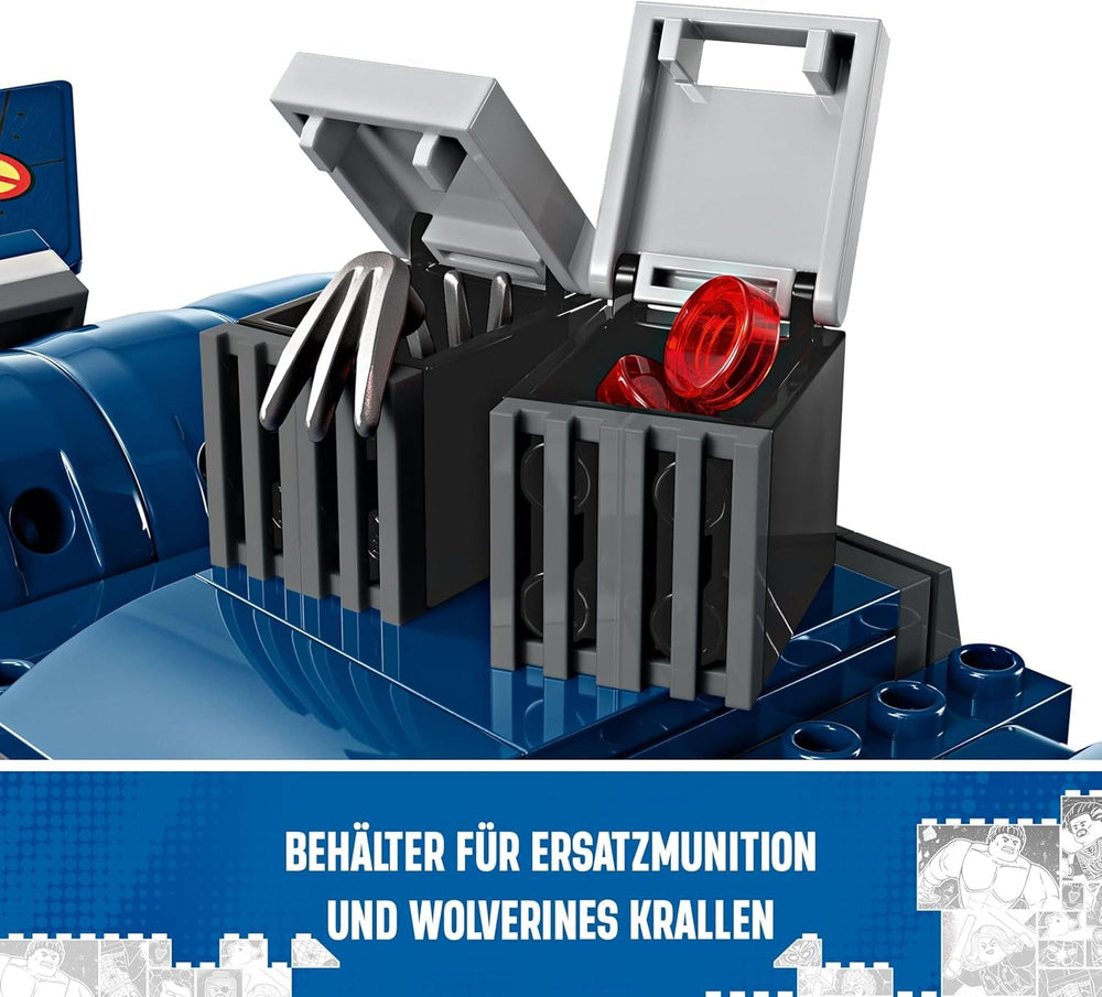 LEGO Marvel X-Jet The X-Men Modèle de construction d'avion avec figurines comprenant Wolverine et Rogue Super-héros Jouet pour enfants Cadeau pour garçons et filles de 8 ans 76281 Jeux de construction Beuche den LEGO-Store