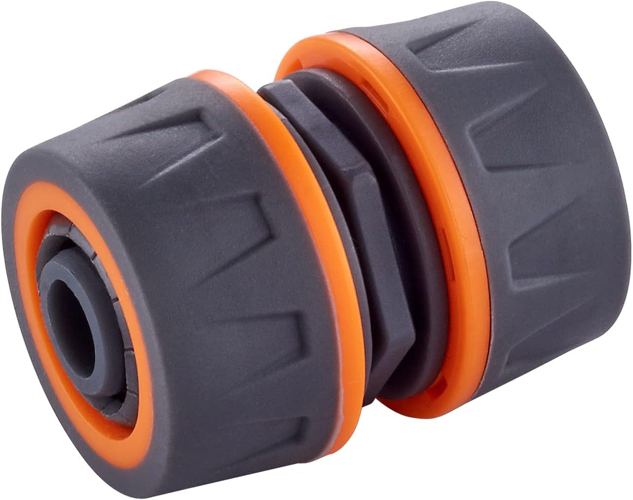 Distribuitor GRIFEMA cu 4 căi, racord de apă de 3/4 inch și 1/2 inch, 4 dispozitive pot fi conectate simultan, debit de apă reglabil, portocaliu/negru