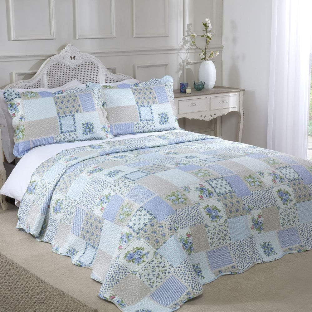 Emma Barclay 100% Polyester Cotswold lit simple housse de couette Rose Emma Barclay lits et couettes bleu King Size